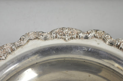 Towle Victorian Silver Plated Floral Punchbowl Champagne Chiller Ice Bucket