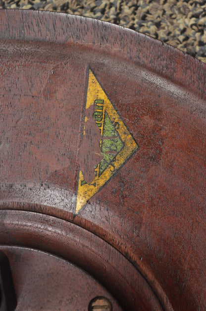 Vintage Mersman Regency Style Mahogany 46" Tall Pedestal Plant Stand Table