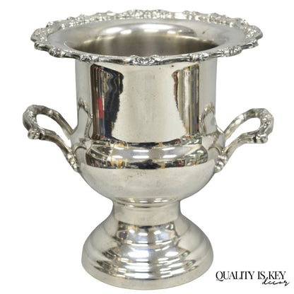 Vintage Oneida Silver Plated Trophy Cup Urn Champagne Chiller Bar Ice Bucket