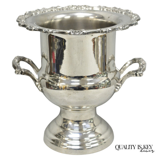 Vintage Oneida Silver Plated Trophy Cup Urn Champagne Chiller Bar Ice Bucket