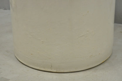 Antique 30 Gallon Cobalt Blue Star Stoneware Glazed Farmhouse Crock Pot
