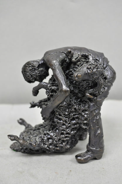 Eddie Hackman The Shearer Bronze Figure Limited Edition 1986 Australian Outback