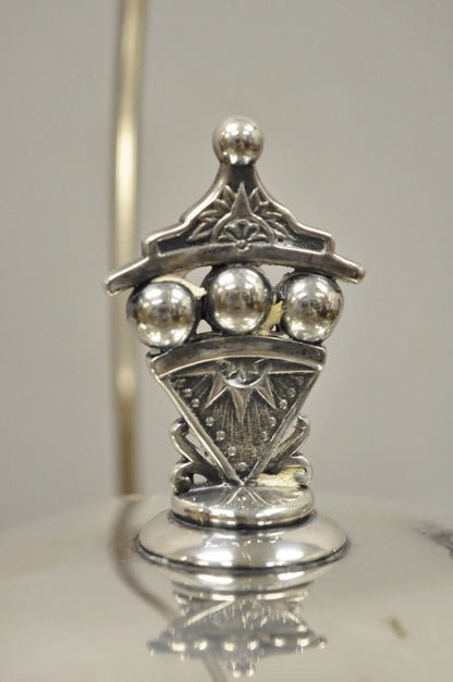 Antique Wilcox Silver Plated Victorian Ornate Tilt Stand Water Lemonade Pitcher