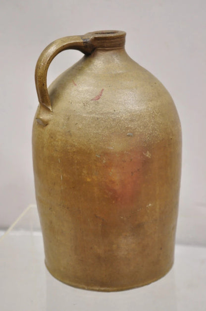 Antique Stoneware Pottery 2 Gallon Water Jug Pitcher Cobalt Blue Painted "2"