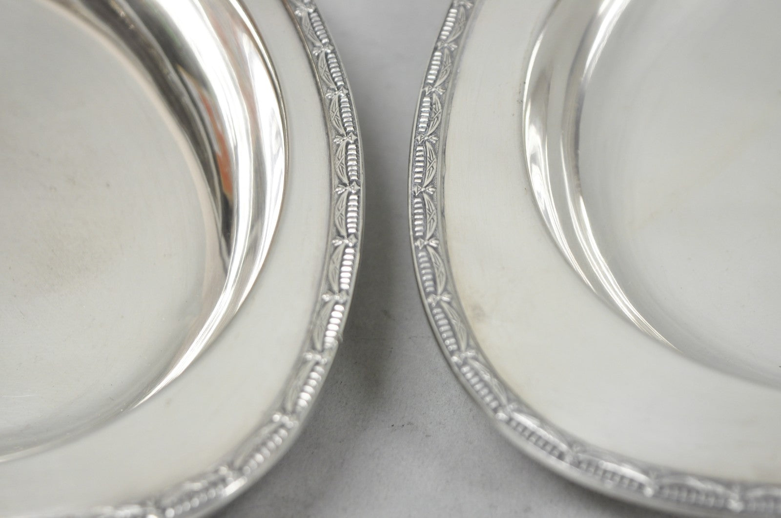 Vintage T&T Silver Plated Victorian Oval Vegetable Serving Platter w/ Drapes