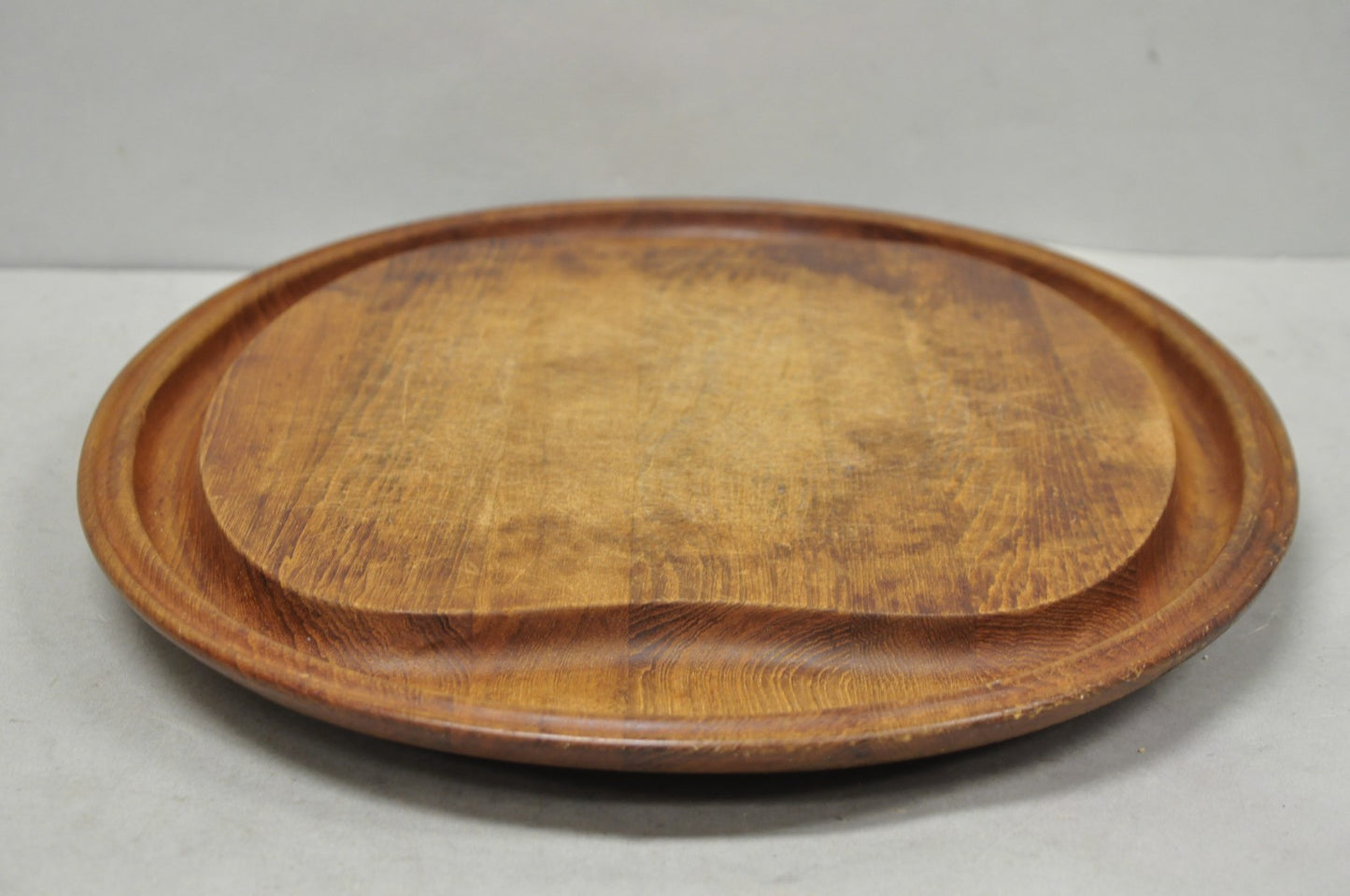 Vintage Mid Century Modern Henning Koppel Georg Jensen Teak Cutting Board Tray