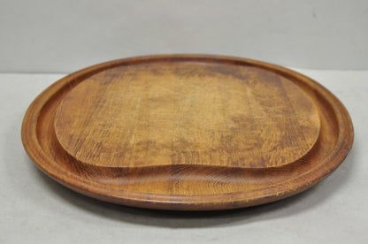 Vintage Mid Century Modern Henning Koppel Georg Jensen Teak Cutting Board Tray
