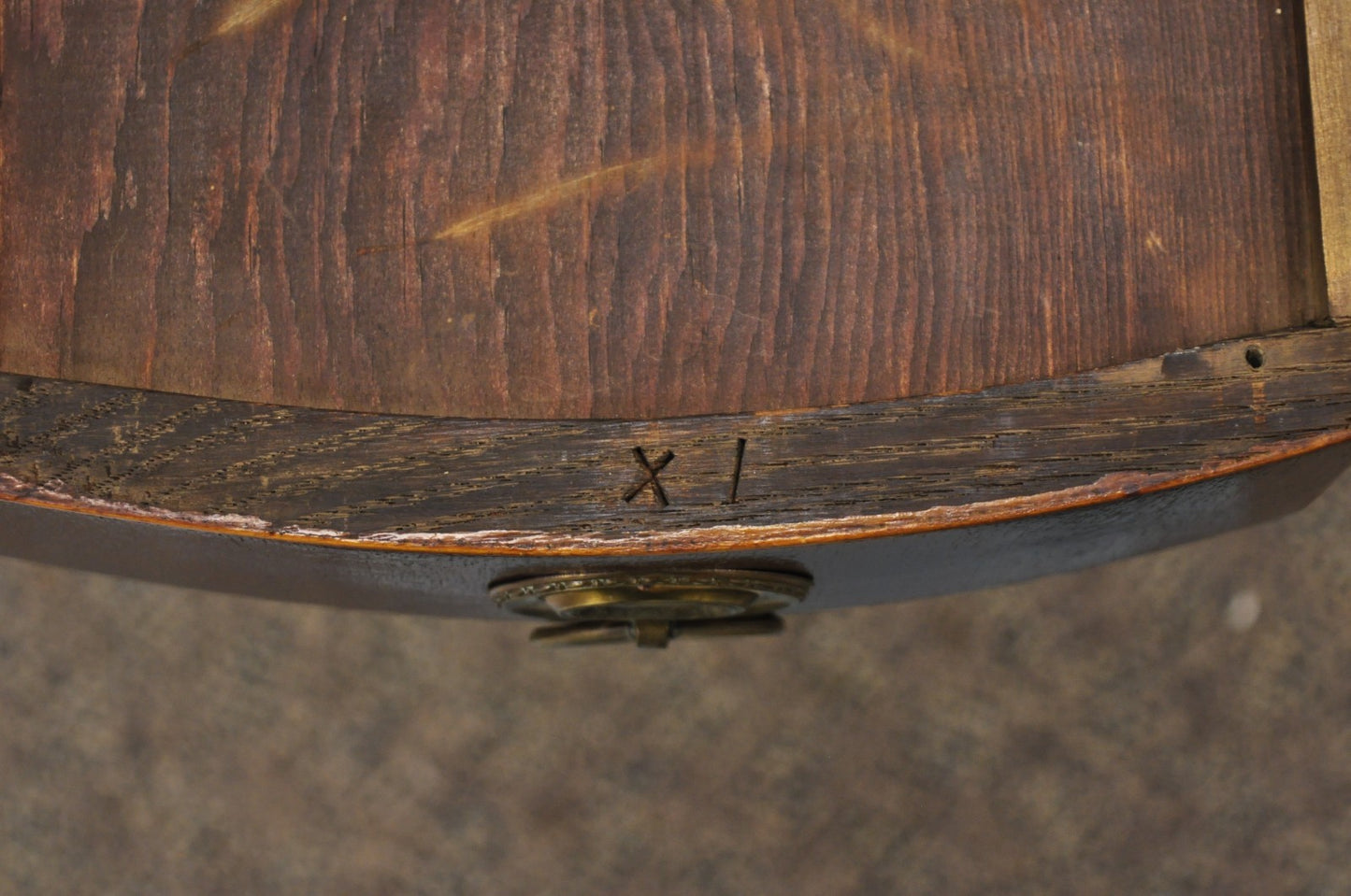 Antique Federal Mahogany Satinwood Inlay Narrow Dropleaf Pembroke Side Table