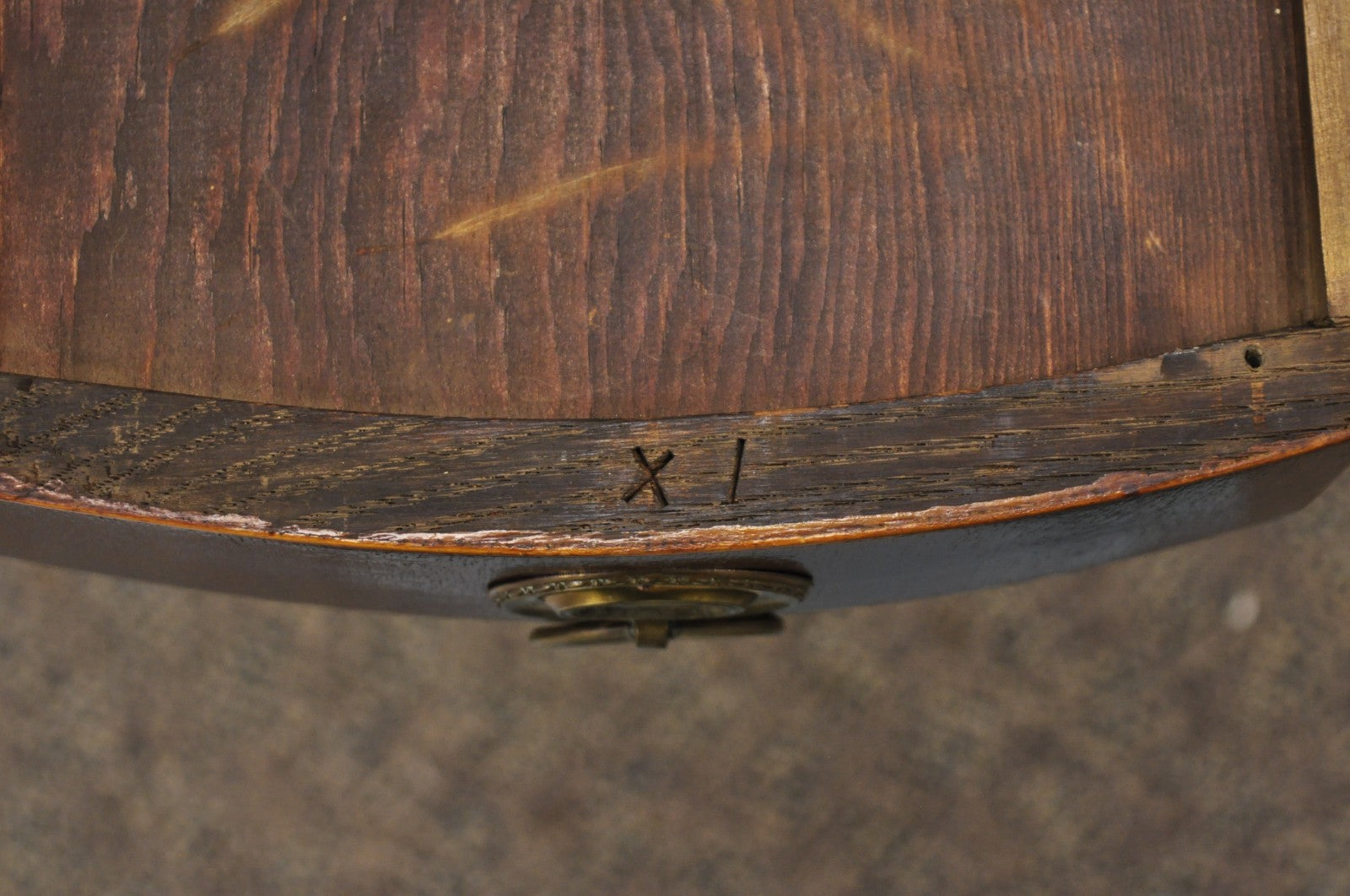 Antique Federal Mahogany Satinwood Inlay Narrow Dropleaf Pembroke Side Table