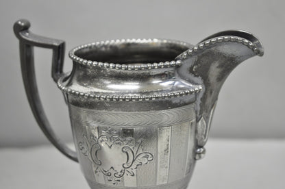 Antique Reed & Barton 1929 English Regency Silver Plated Samovar Tea Set 4 Pcs