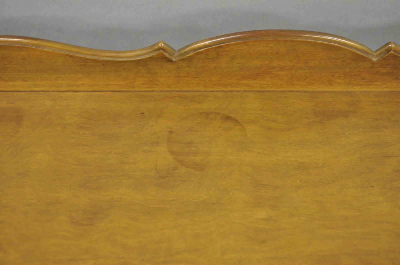 Vintage French Country Provincial Walnut Fruitwood Tall Chest Dresser Cabinet