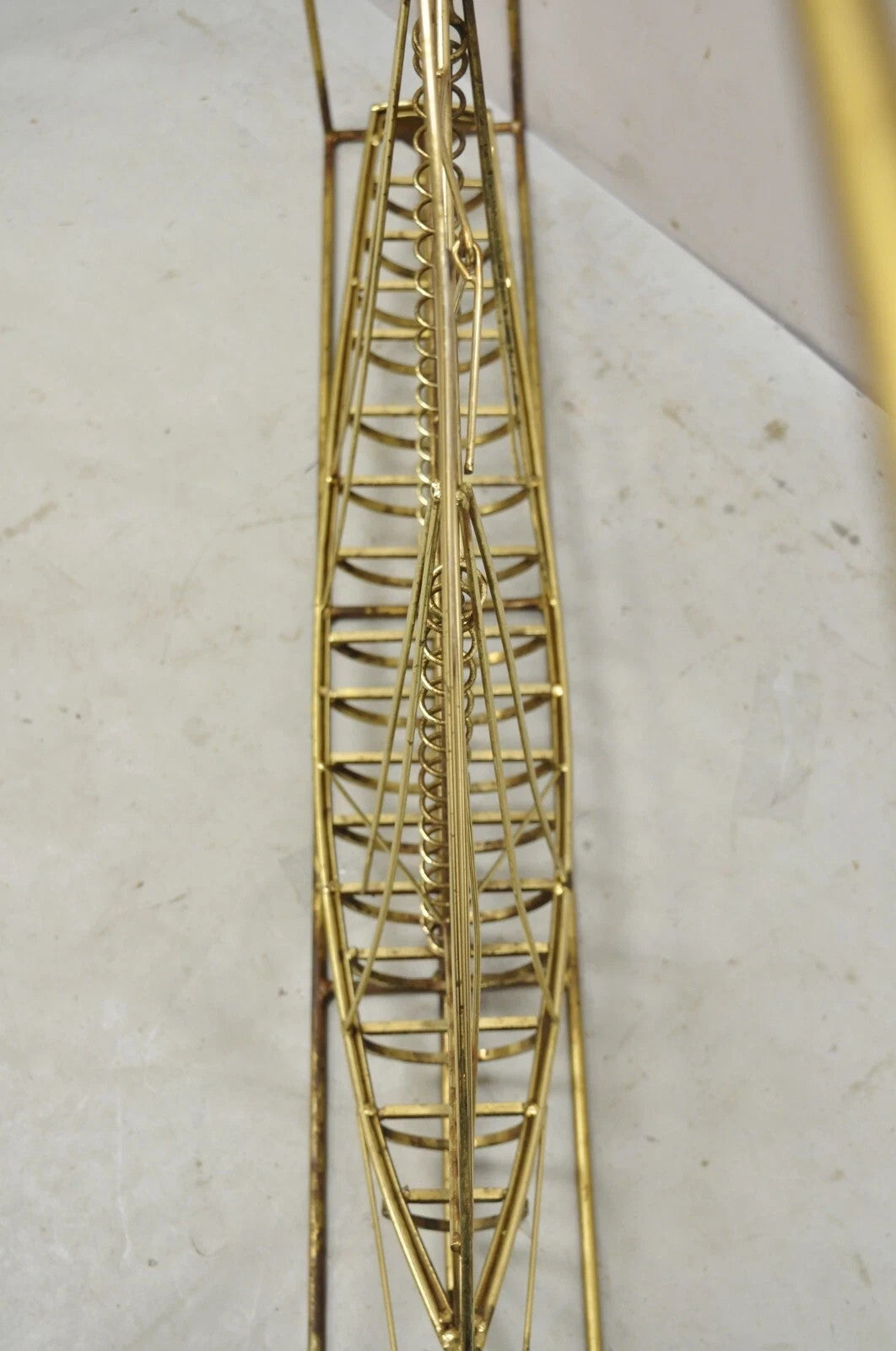 Curtis Jere Mid Century Modern Clipper Ship Large Metal 3D Sailboat Sculpture