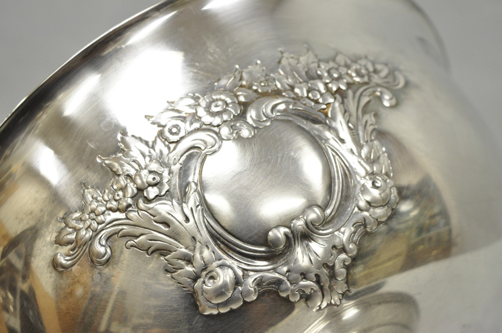 Vintage Leonard Victorian Silver Plated Punch Bowl Champagne Chiller Ice Bucket