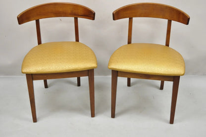 Vintage John Van Koert Drexel "Counterpoint" Cherry Dining Side Chair - a Pair