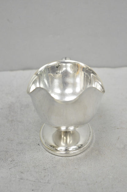 Vintage Victorian Silver Plated Trophy Cup Sauce Gravy Boat with Handle