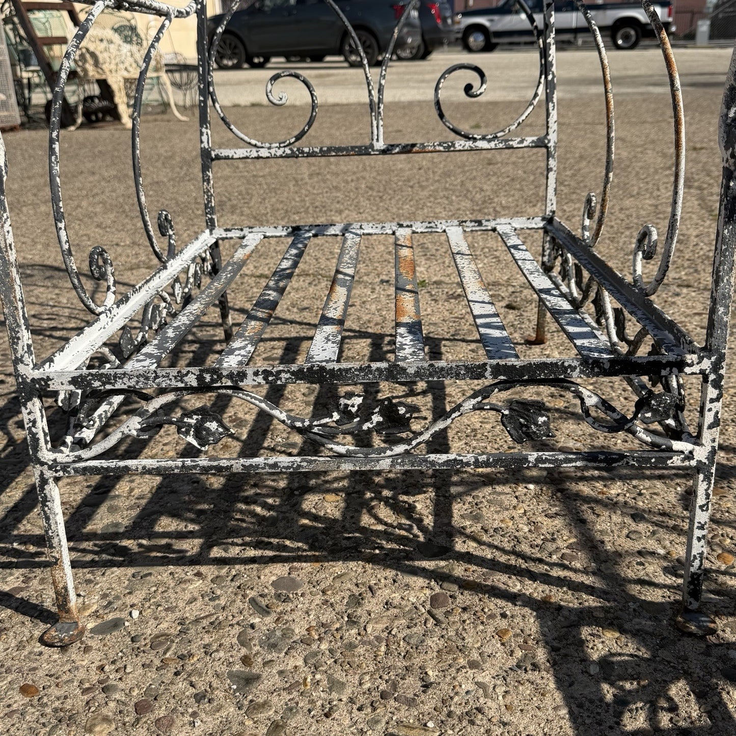 Vintage Florentine Craft Studio Salterini Style Wrought Iron Lounge Chairs, Pair