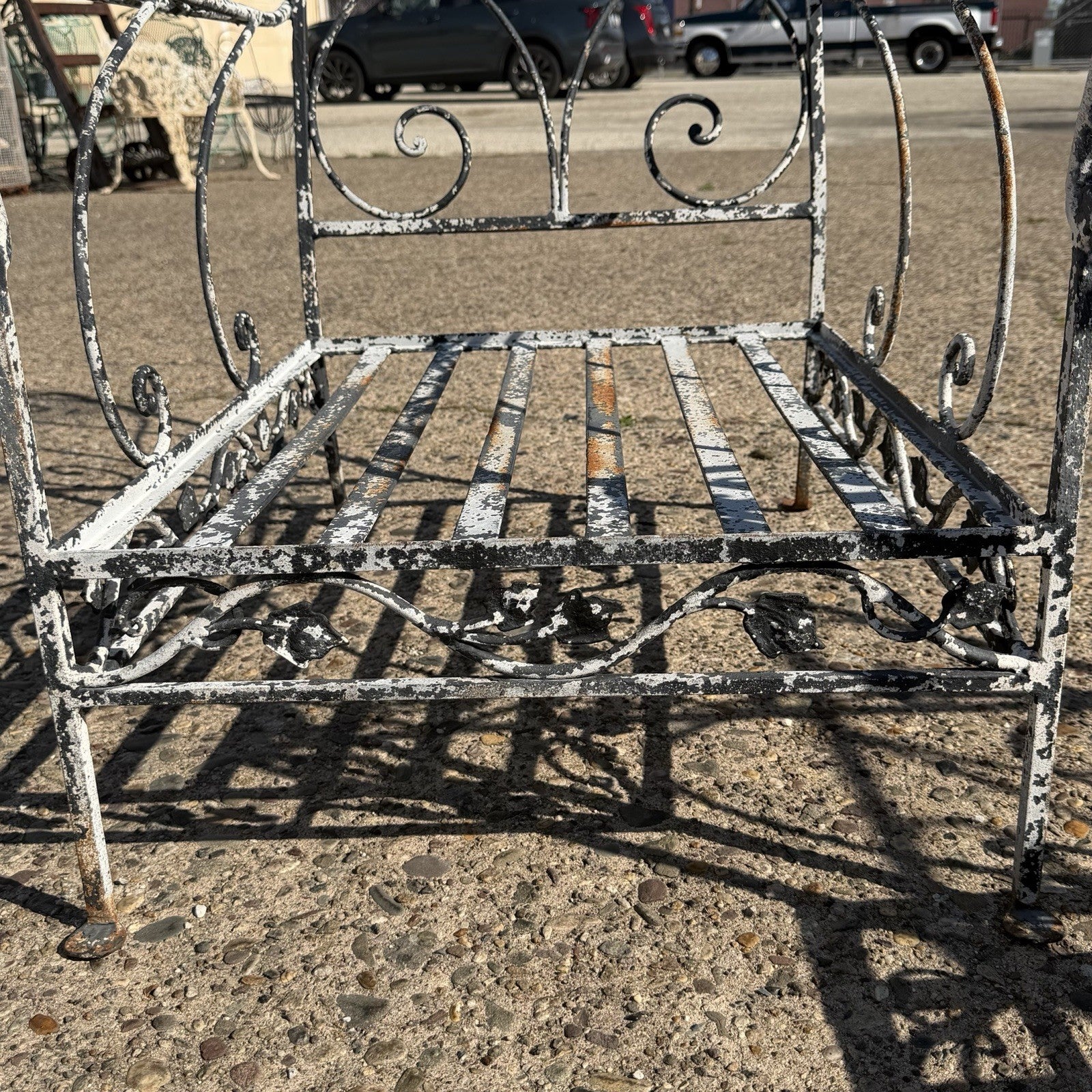 Vintage Florentine Craft Studio Salterini Style Wrought Iron Lounge Chairs, Pair