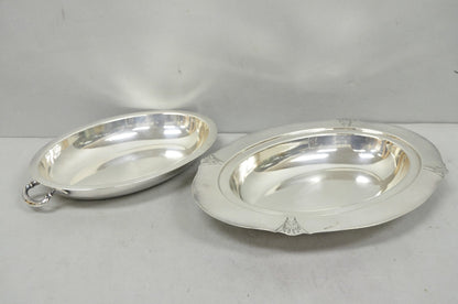 Vintage Victor SP Co Art Deco Silver Plated Covered Vegetable Serving Dish