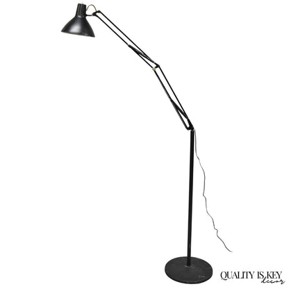 Vintage Luxo Pixar Style Mid Century Modern Articulating Drafting Floor Lamp