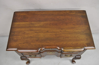 Vintage Pennsylvania House Queen Anne Cherry Wood Block Front 2 Lowboy Chest
