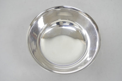 Vintage Mid Century Modern Gorham YC781 Modern Silver Plated 9" Fruit Bowl