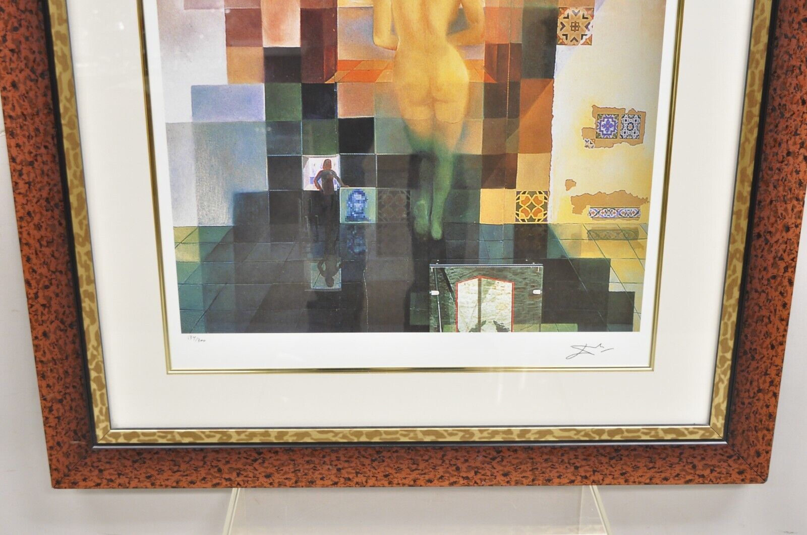 Lincoln in Dalivision Lincoln Vision Salvador Dali Giclee Print Limited 134/300