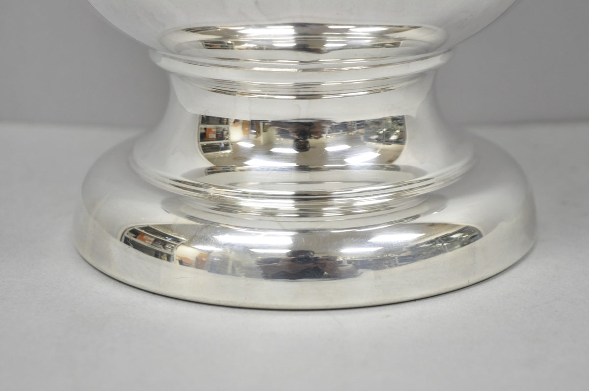 Vintage Sheffield English Regency Silver Plated Champagne Chiller Ice Bucket