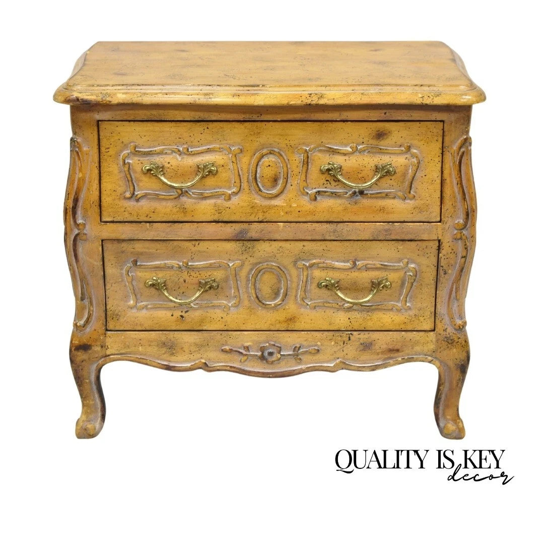 Vintage Italian Salesman Sample Louis XV Commode Jewelry Box Miniature Chest