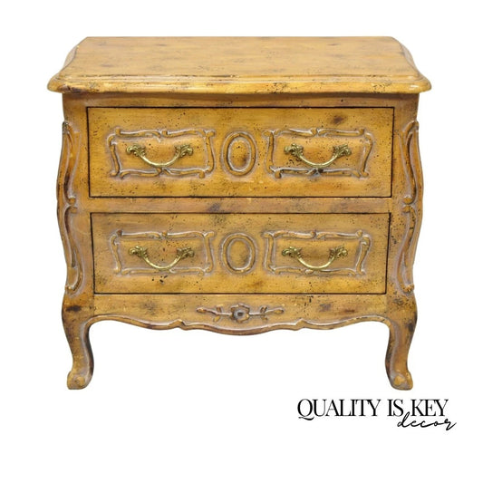 Vintage Italian Salesman Sample Louis XV Commode Jewelry Box Miniature Chest