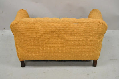 Small Vintage Wood Frame Traditional Miniature Doll Child's Kid's Sofa Couch