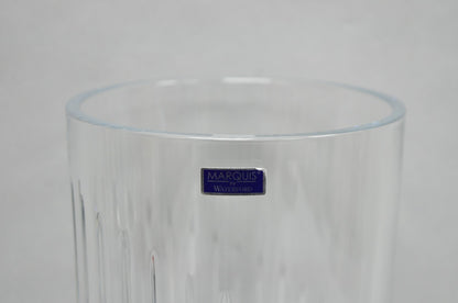 Marquis by Waterford 12" Tall Etched Round Lead Crystal Glass Flower Vase