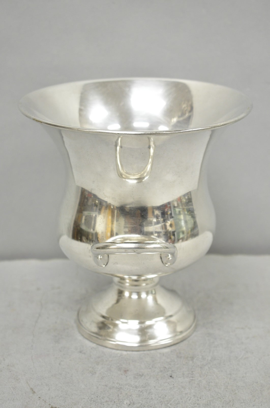 Vintage Leonard Small Silver Plated Trophy Cup Urn Champagne Chiller Ice Bucket
