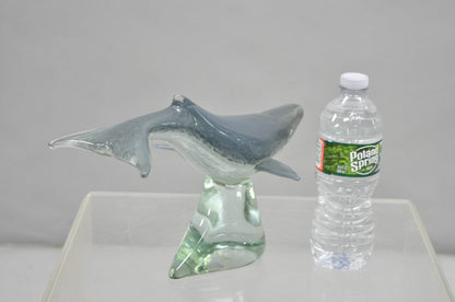 Vinci by Dynasty Glass 12" Modern Humpback Whale Sculpture