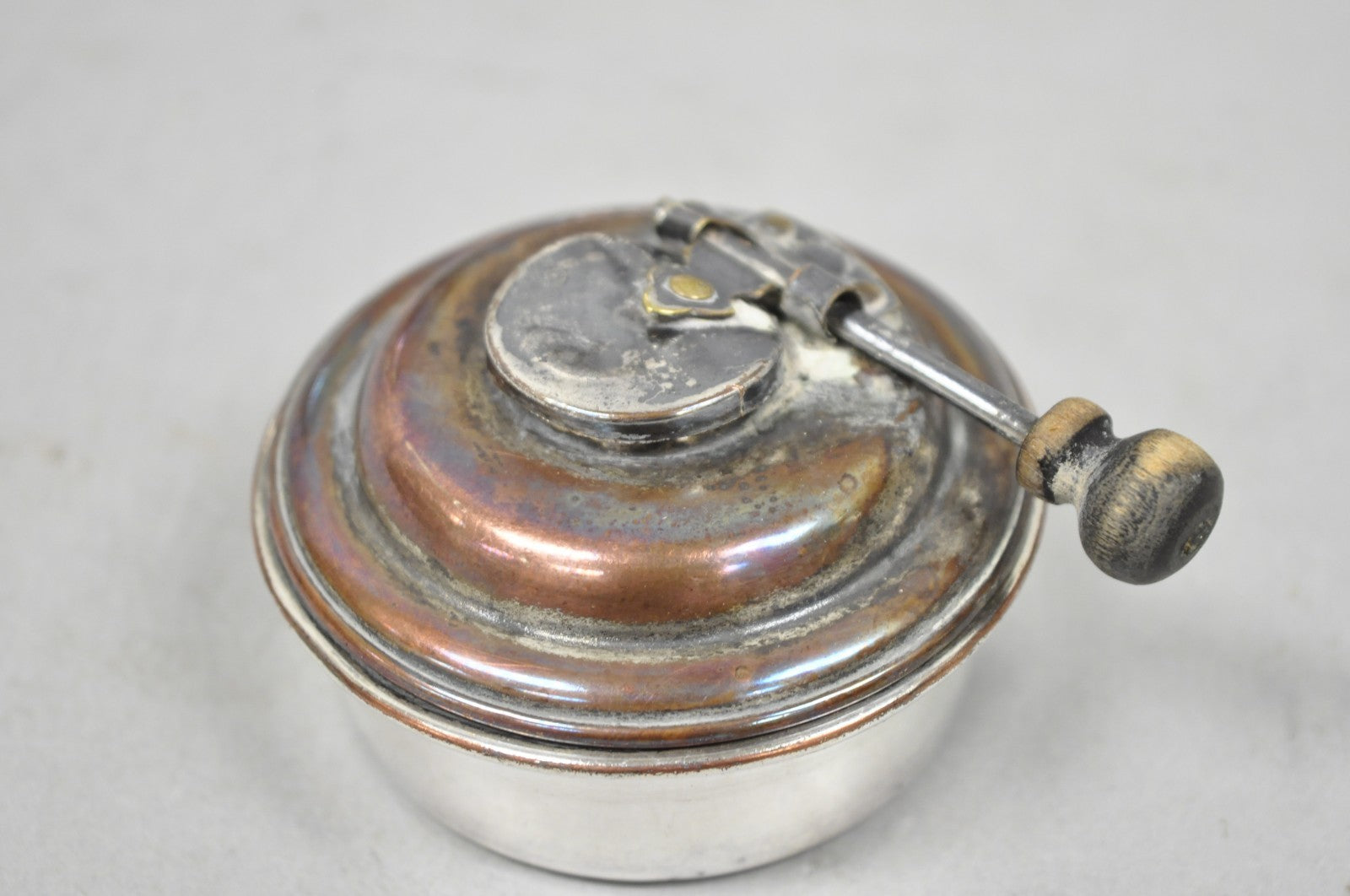 Antique English Art Nouveau Silver Plated Tilting Tea Kettle Pot on Stand