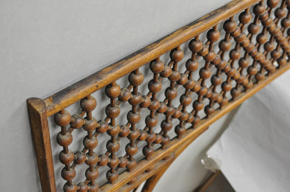 Antique Victorian Oak Stick & Ball 84" Fretwork Archway Architectural Salvage
