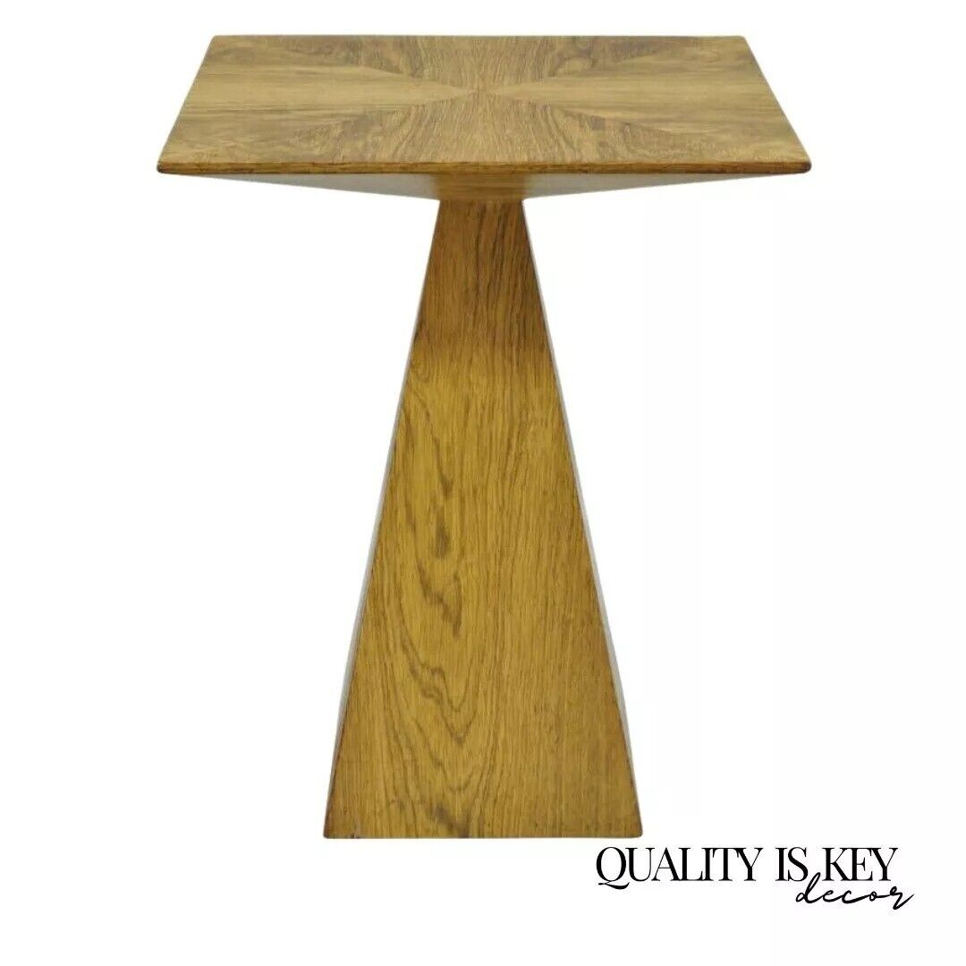 Harvey Probber attr. Mid-Century Modern Wenge Wood Pyramid Occasional Side Table