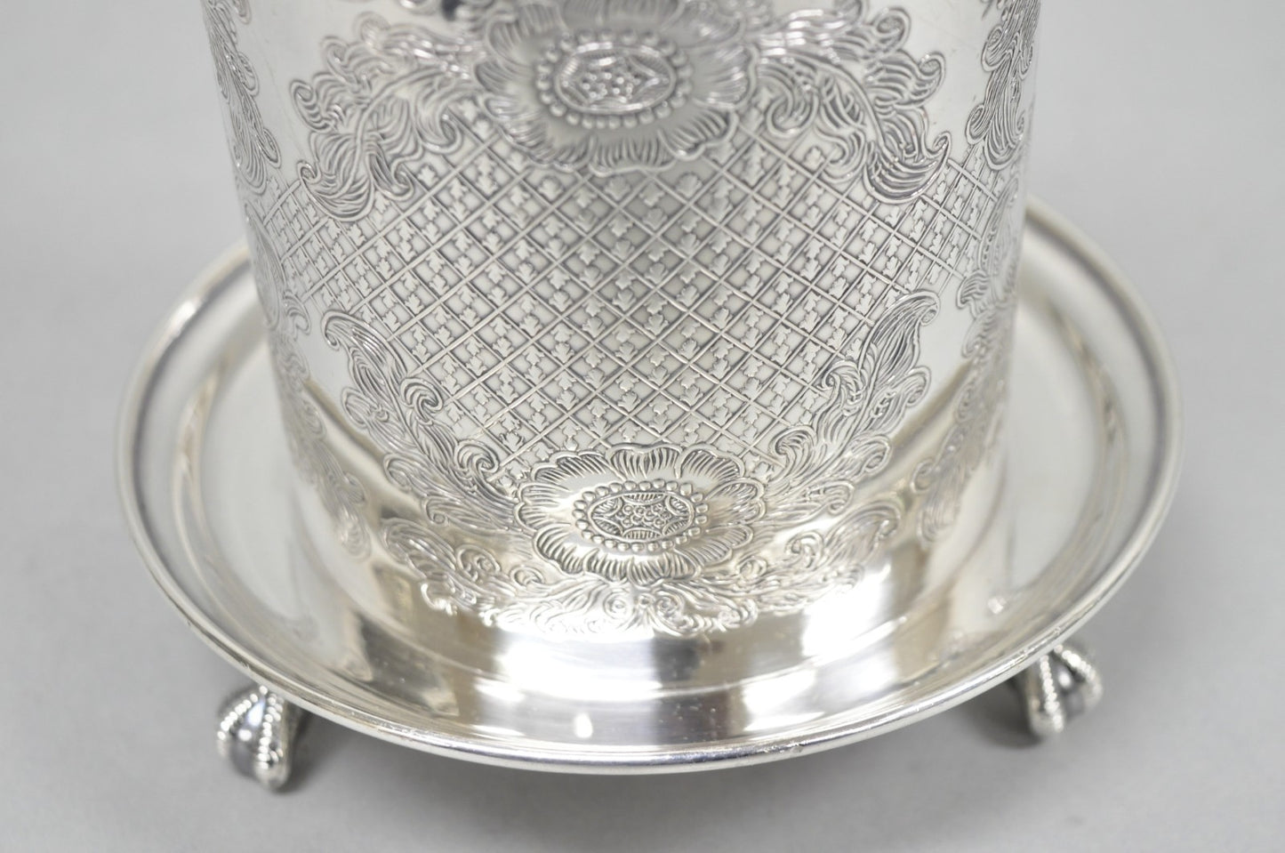 Vintage Viners of Sheffield English Regency Silver Plated Wine Bottle Coaster