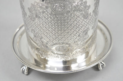 Vintage Viners of Sheffield English Regency Silver Plated Wine Bottle Coaster