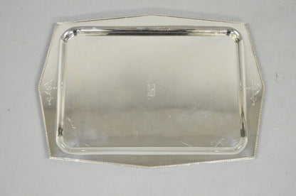 Vintage Sheffield Adam Period Repro Silver Plated Trinket Dish Bar Tray Platter