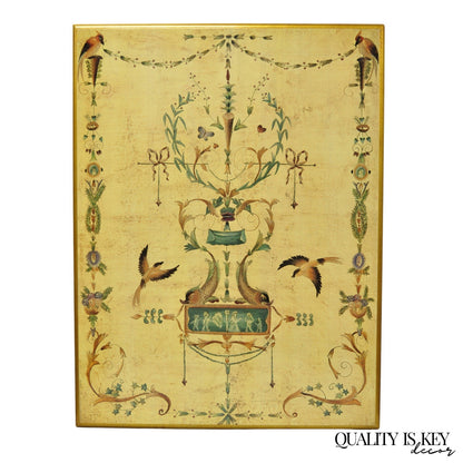 Vintage Ballard Design Neoclassical English Adams Style Printed Wall Art Picture