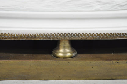 Joseph D'Aste "Les Bergers" French Samson Bisque Porcelain Sculpture Table Lamp