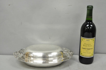 Vintage Reed & Barton Nordic 1152 Silver Plated Covered Vegetable Serving Dish
