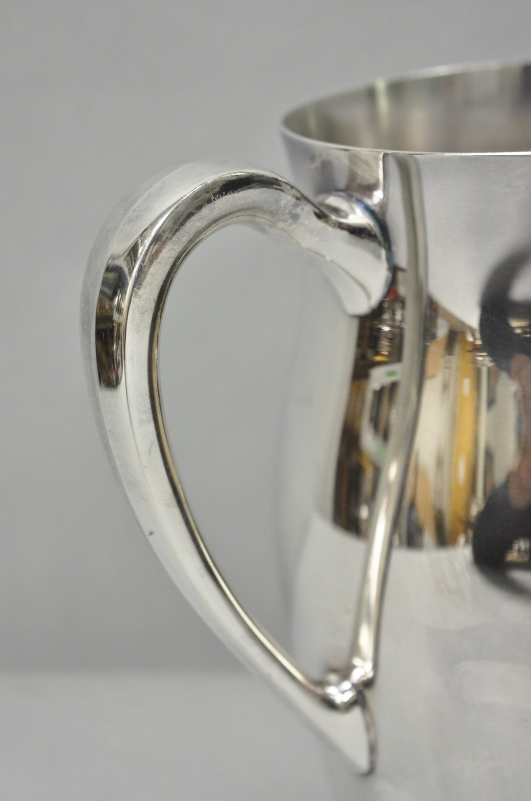 Vintage Bristol Silverplate by Poole B54 Silver Plated Bulbous Water Pitcher