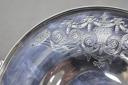 Victorian Middletown Silverware Silver Plated Pedestal Candy Dish Compote