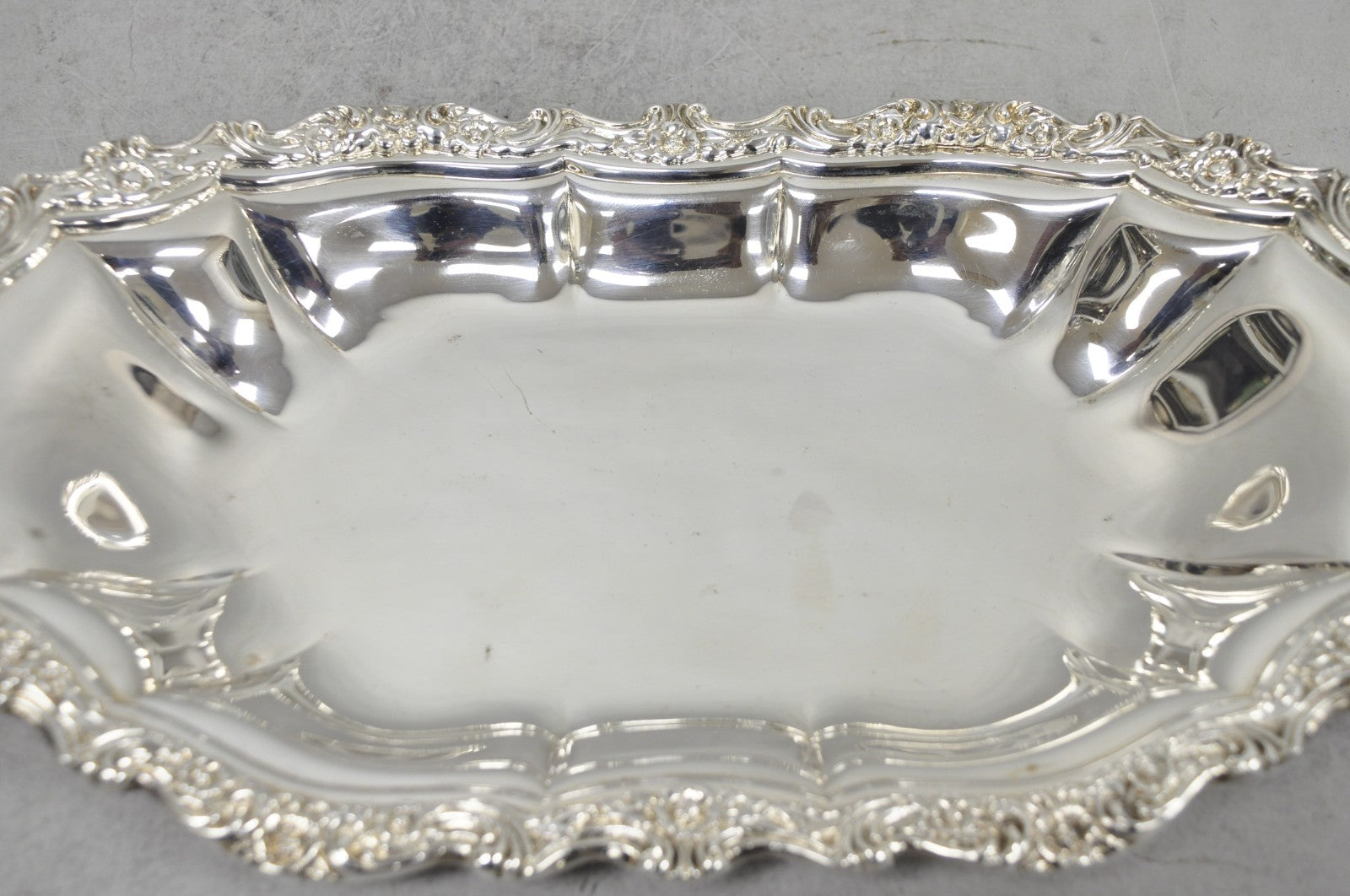 International Silver "Countess" Silver Plated Trinket Nut Dish Serving Platter