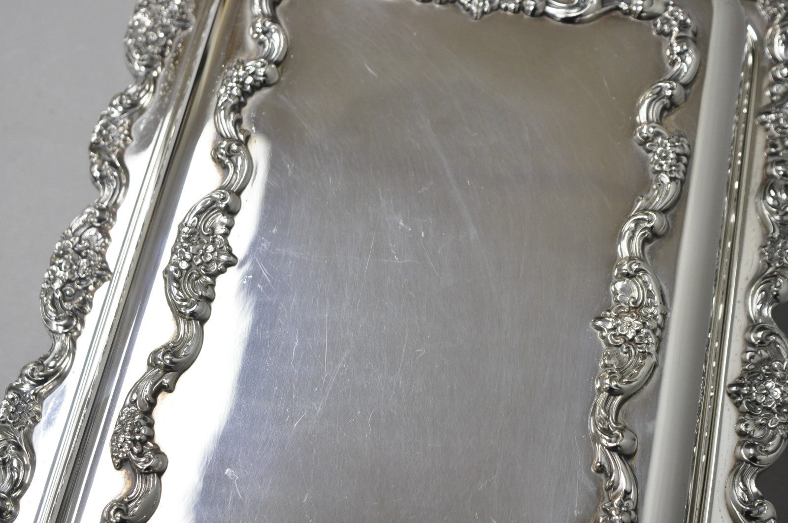 Vintage Poole Silver Plated Footed Covered Vegetable Serving Dish Platter w/ Lid
