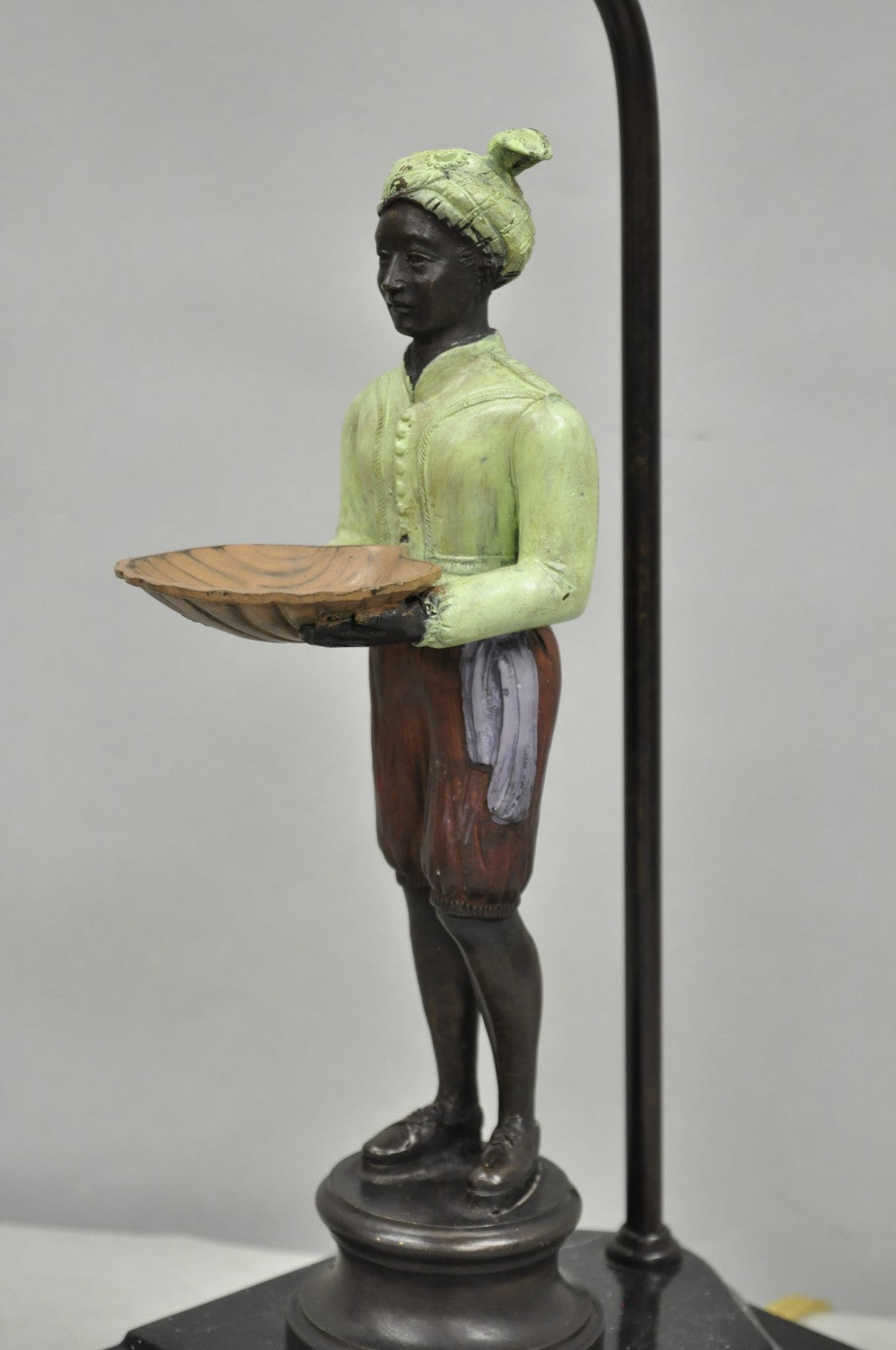 John Richard Egyptian Moorish Figural Butler Servant Table Lamp