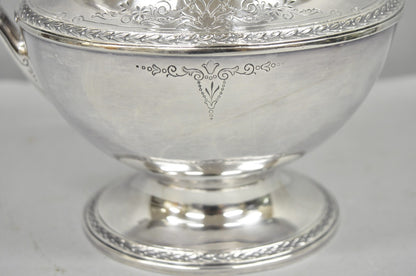 Vintage 1847 Rogers Bros. Silver Plated Argosy Victorian Water Pitcher