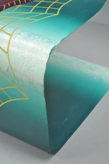 Alan Siegel 1985 Vintage Bent Wood Hand Painted Fish & Net Chair Artist Signed