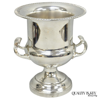 Vintage English Regency Style Silver Plated Champagne Chiller Bar Ice Bucket